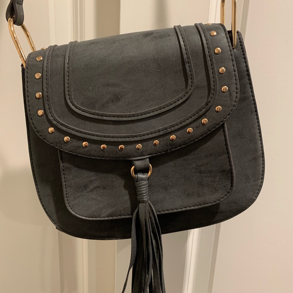 Franco Sarto blue/gray crossbody purse